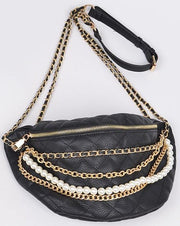 ALL I Need Chain & Pearl Crossbody | Pouch