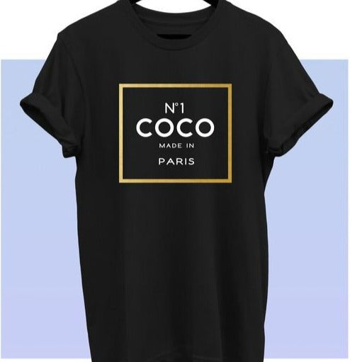Boutique Shop, Tops, New No Coco Made In Paris Graphic Tee